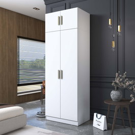 Hanah Home Armario Blanco BA210 - 4619